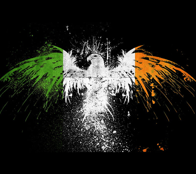 Ireland, flag, uk, HD wallpaper