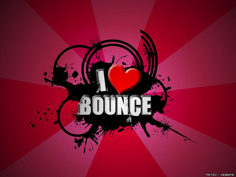 I Love Bounce, bounce, club, rave, donk, music, love, dance, scouse, HD wallpaper