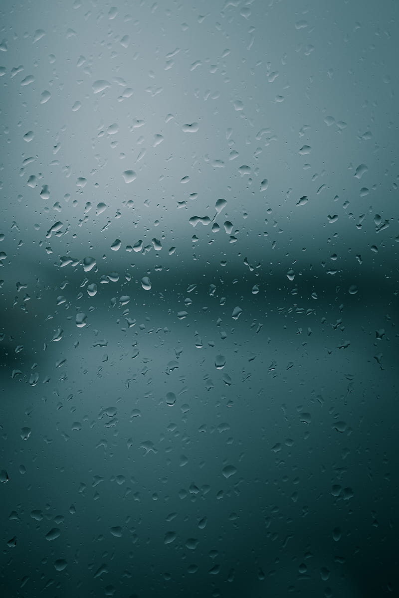 glass, drops, macro, rain, HD phone wallpaper