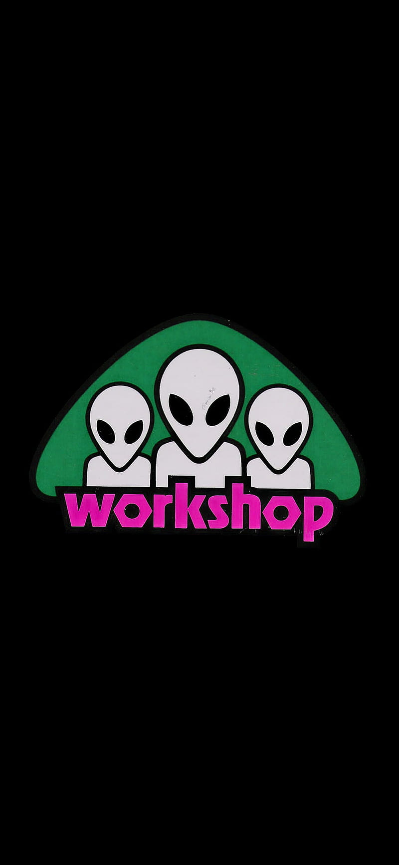 Alien Workshop, black, bmx, logo, skate, skateboard, skates, workshops, HD phone wallpaper