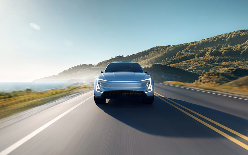 SF Motors SF5, 2019 electric car, exterior, front view, electric crossover, silver SF5, Silicon Valley-based electric vehicle maker, HD wallpaper