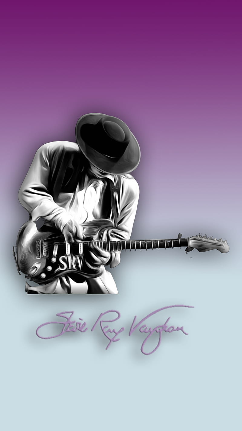 Stevie Ray Vaughan, blues guitar, double trouble, guitar texasflood, srv, HD phone wallpaper