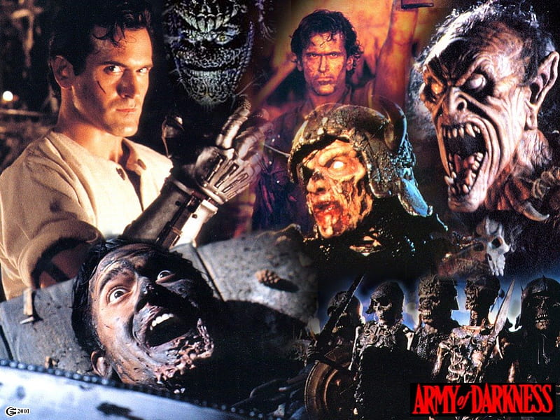 Army Of Darkness, Bruce Campbell, Evil Dead, Horror Movie, HD wallpaper