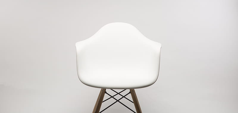 white wooden armchair, HD wallpaper