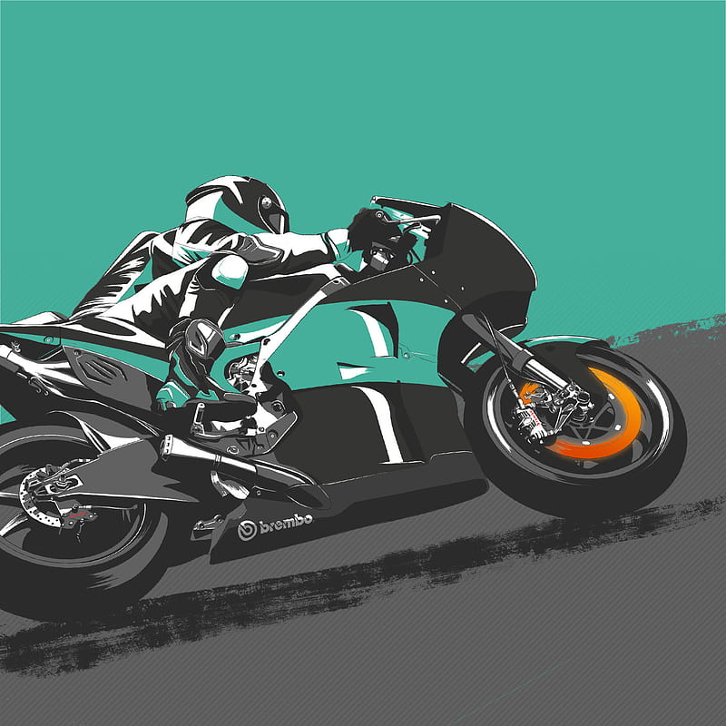 Brembo, motorcycle, brake glow, simple background, Turn, driving, HD phone wallpaper