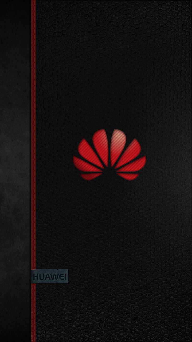 Huawei Leather, 929, black honor, logo, red, smartphone, tech, HD phone wallpaper