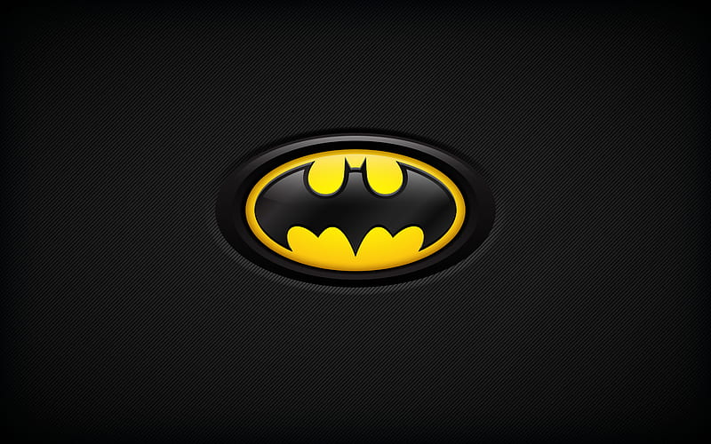 Batman Dark Background Logo, batman, artist, logo, digital-art, HD wallpaper