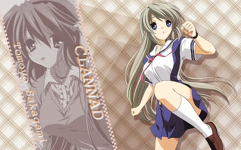 Download Tomoyo Sakagami, Clannad Anime Series Character Wallpaper