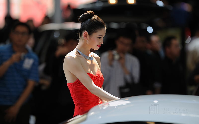 2012 Beijing auto show beautiful models 23, HD wallpaper