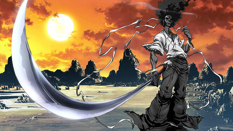 Anime Afro Samurai #k87