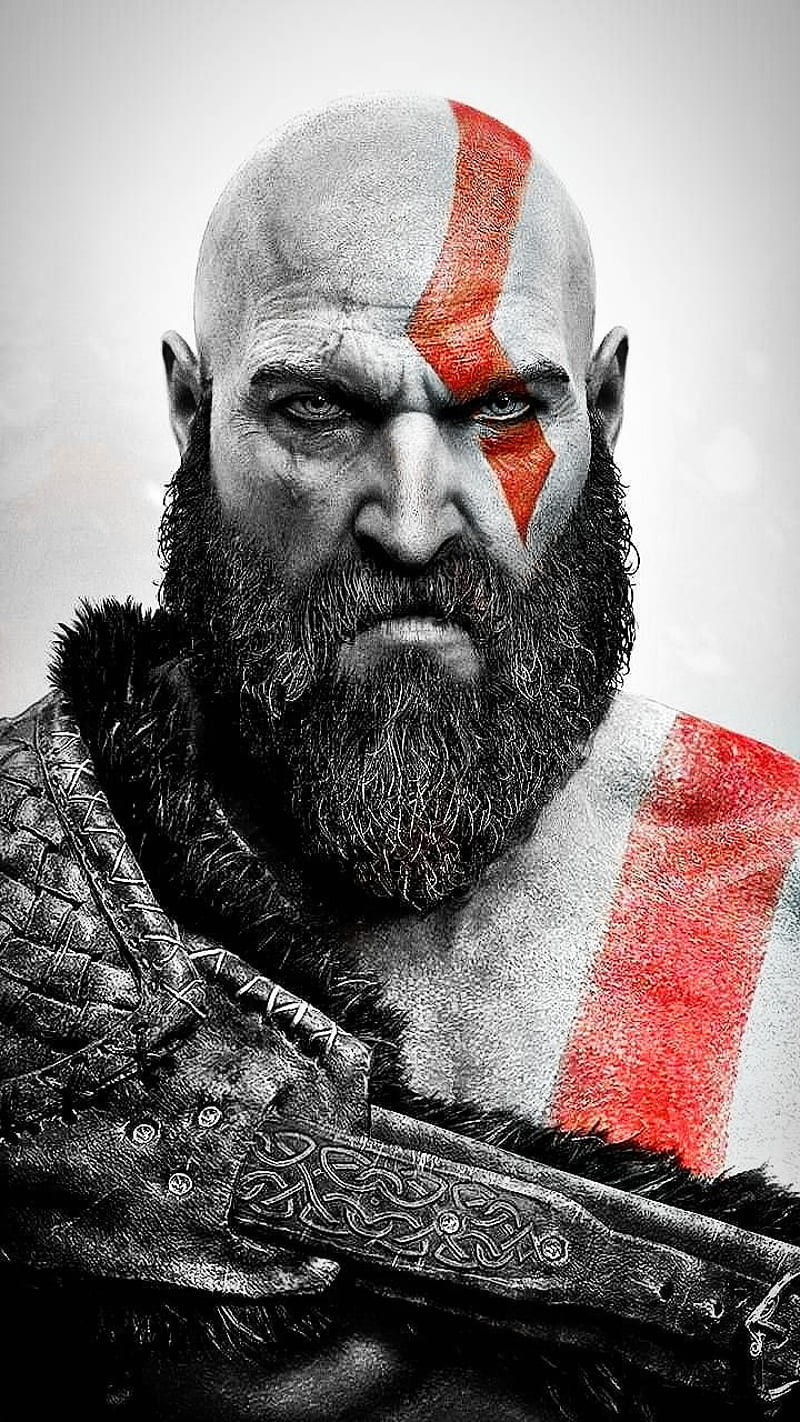 Kratos, game, games, god of war, playstation, ps4, ps5, video games, HD phone wallpaper