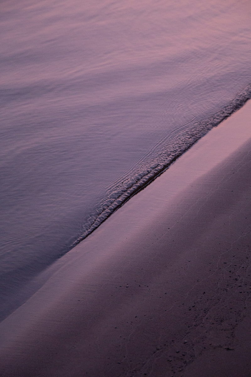 beach, coast, sand, sunset, water, HD phone wallpaper