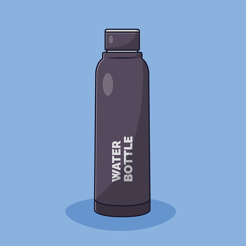 Water Bottle Vector Icon Illustration. Sport Water Container Vector. Flat Cartoon Style Suitable for Web Landing Page, Banner, Flyer, Sticker, , Background 6779200 Vector Art at Vecteezy, Plastic Water Bottle, HD phone wallpaper