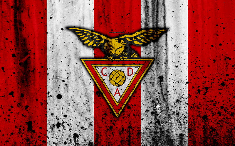 FC Aves grunge, Primeira Liga, soccer, art, Portugal, CD Aves, football club, stone texture, Aves FC, HD wallpaper