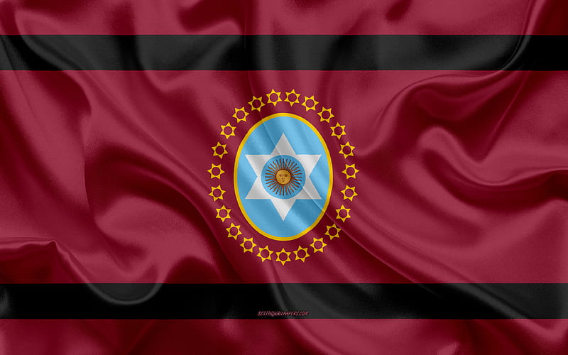 Flag of Salta silk flag, province of Argentina, silk texture, Salta province flag, creative art, Salta, Argentina, HD wallpaper