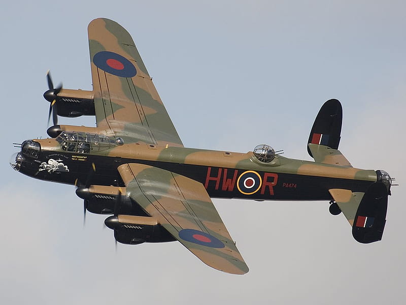 Avro Lancaster, royal air force, world war two, raf, lancaster bomber, HD wallpaper