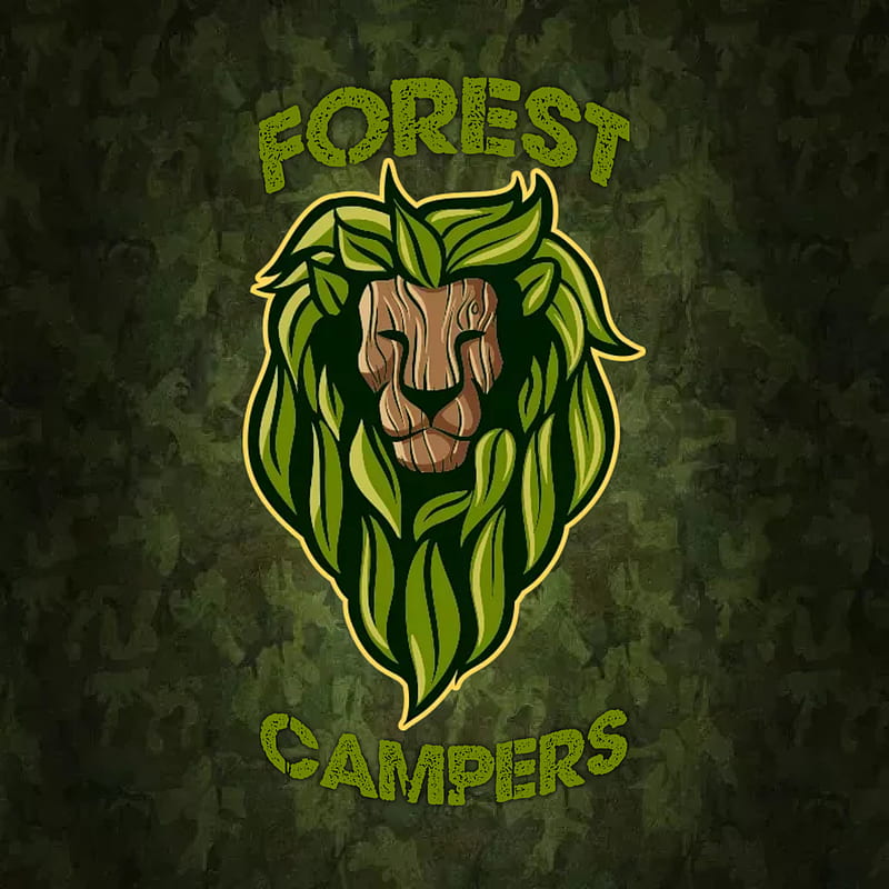 PUBG SQUAD LOGO , forest camper, green, pubg logo, HD phone wallpaper