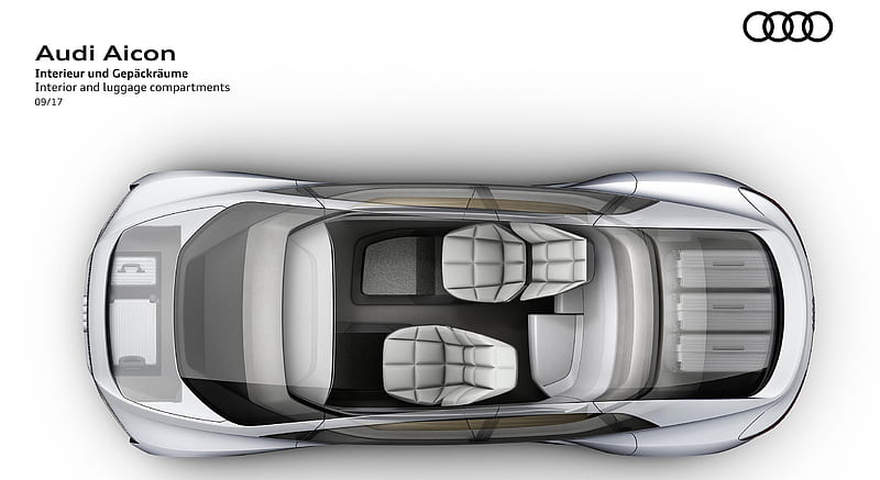 2017 Audi Aicon Concept - Interior and luggage compartment , car, HD wallpaper