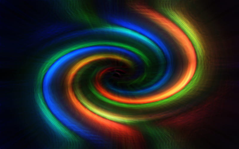 room com Color Swirl 1 by kano89 1600x1000.jpg, colors, swirl neon, funky, HD wallpaper