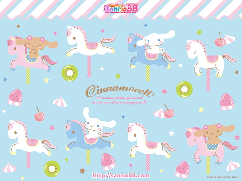 Unicorns and Cinnamoroll, childrens, unicorns, cinnamoroll, sweet, HD wallpaper