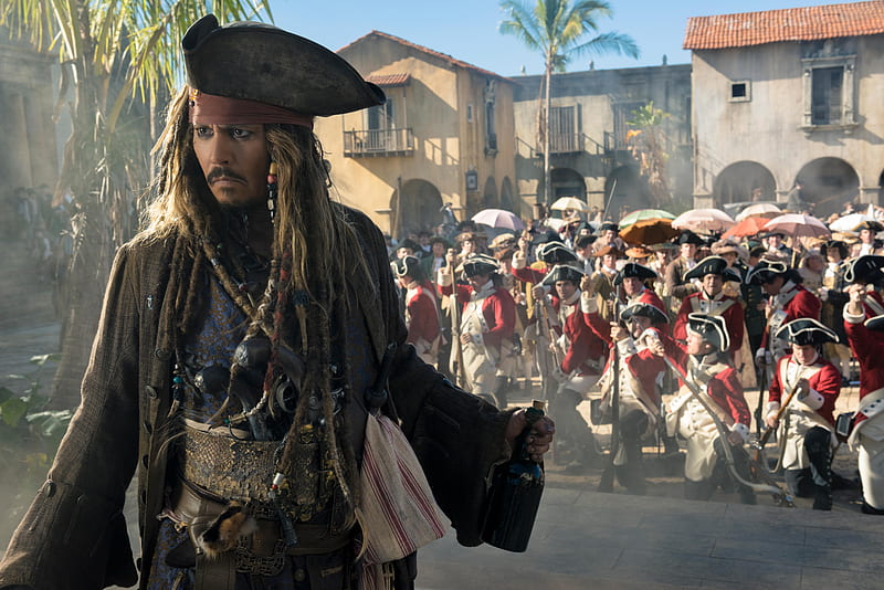 Johnny Depp Pirates Of The Caribbean Dead Men Tell No Tales, pirates-of-the-caribbean-dead-men-tell-no-tales, 2017-movies, johnny-depp, HD wallpaper