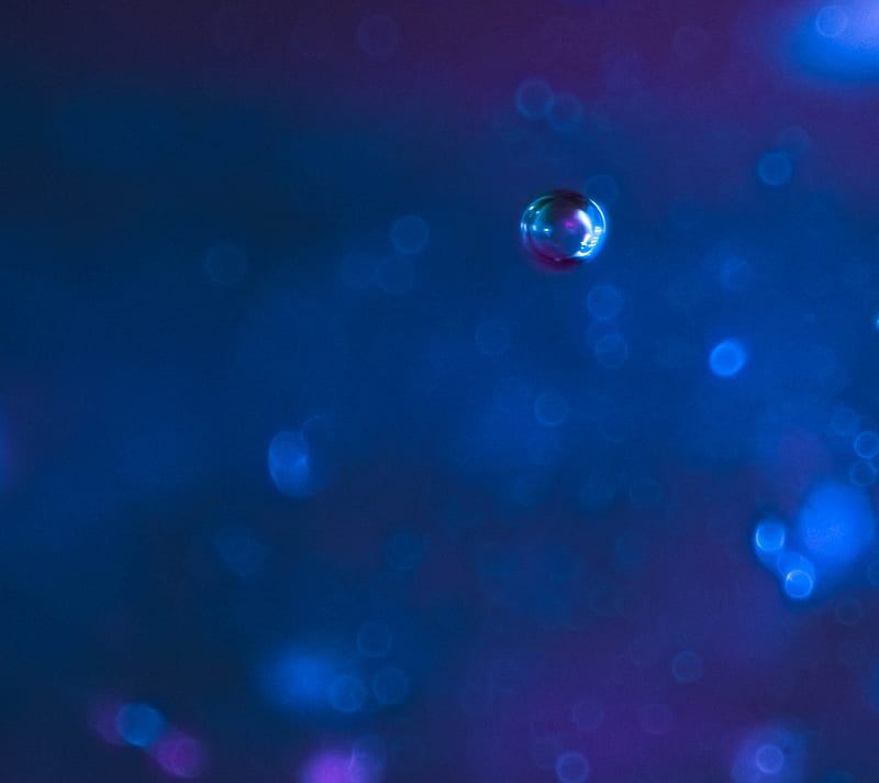 Bubbles, air, blue, bokeh, bubble, macro, macrography, water, HD wallpaper