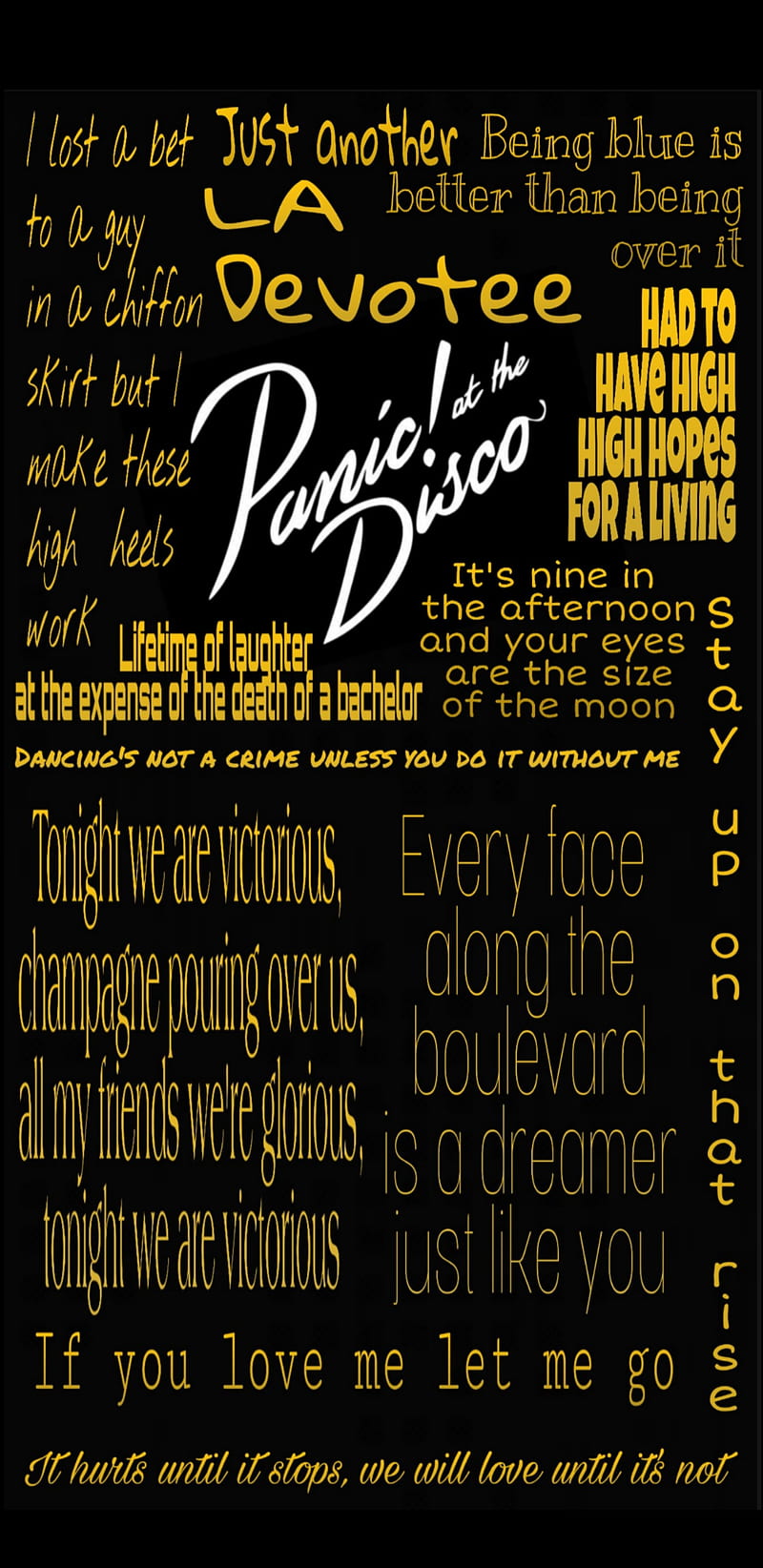 Panic at the Disco Windows 1110 Theme  themepackme