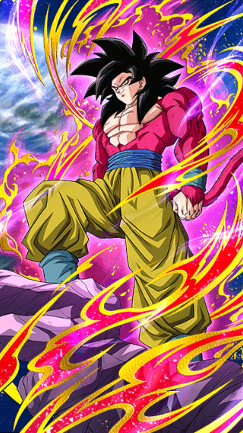 Goku SSJ4, ball, dragon, gt, HD phone wallpaper