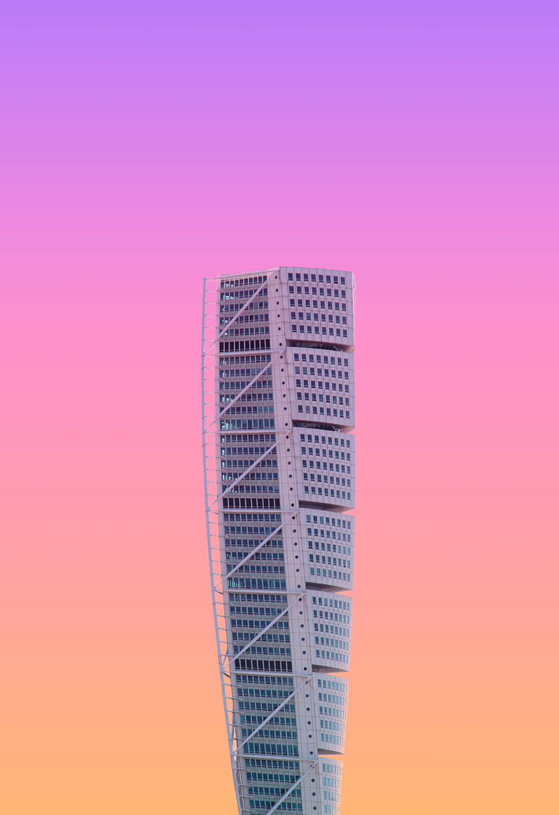 building, tower, skyscraper, architecture, minimalism, HD phone wallpaper