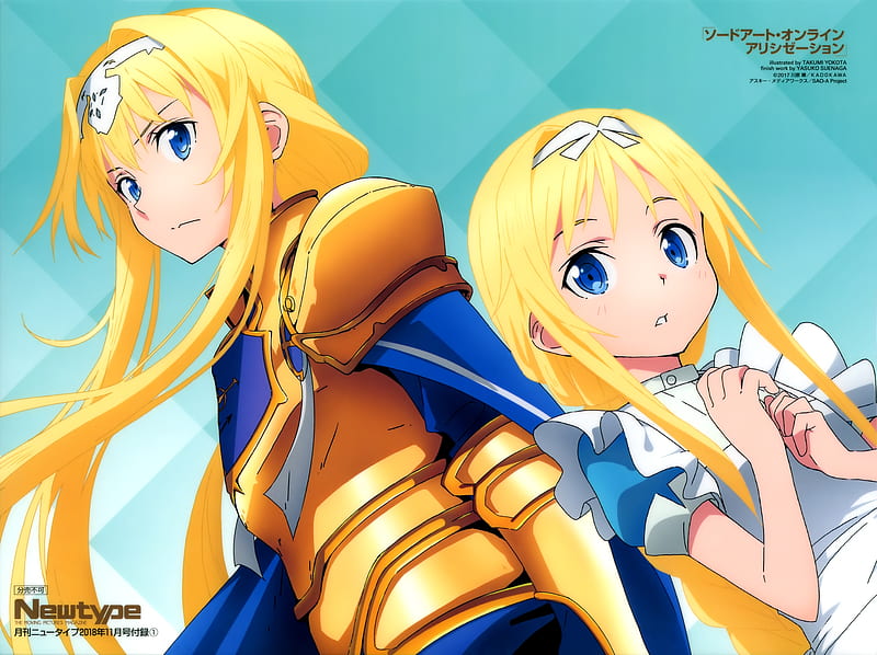 Sword Art Online Alicization Alice Schuberg Blonde Armor Cute Anime Hd Wallpaper Peakpx