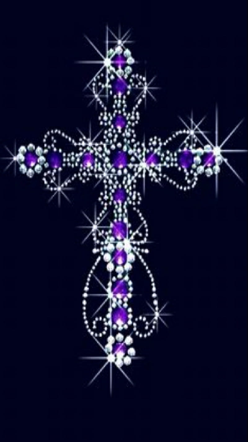 Filagree, amethyst, broach, cross, jewelry, purple, religious, silver, symbol, victorian, HD phone wallpaper