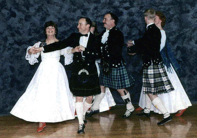 The Scottish Red Thistle Dancers, dancers, folk dances, scottish, music, HD wallpaper