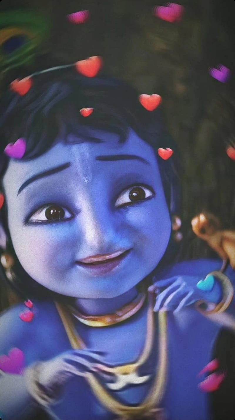Krishna, cartoon, HD phone wallpaper | Peakpx