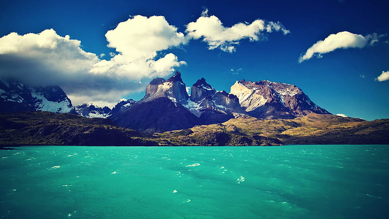 Torres del Paine, nature, mountains, HD wallpaper