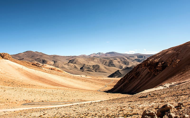 Trip Road Atacama Desert Antofagasta Chile, HD wallpaper