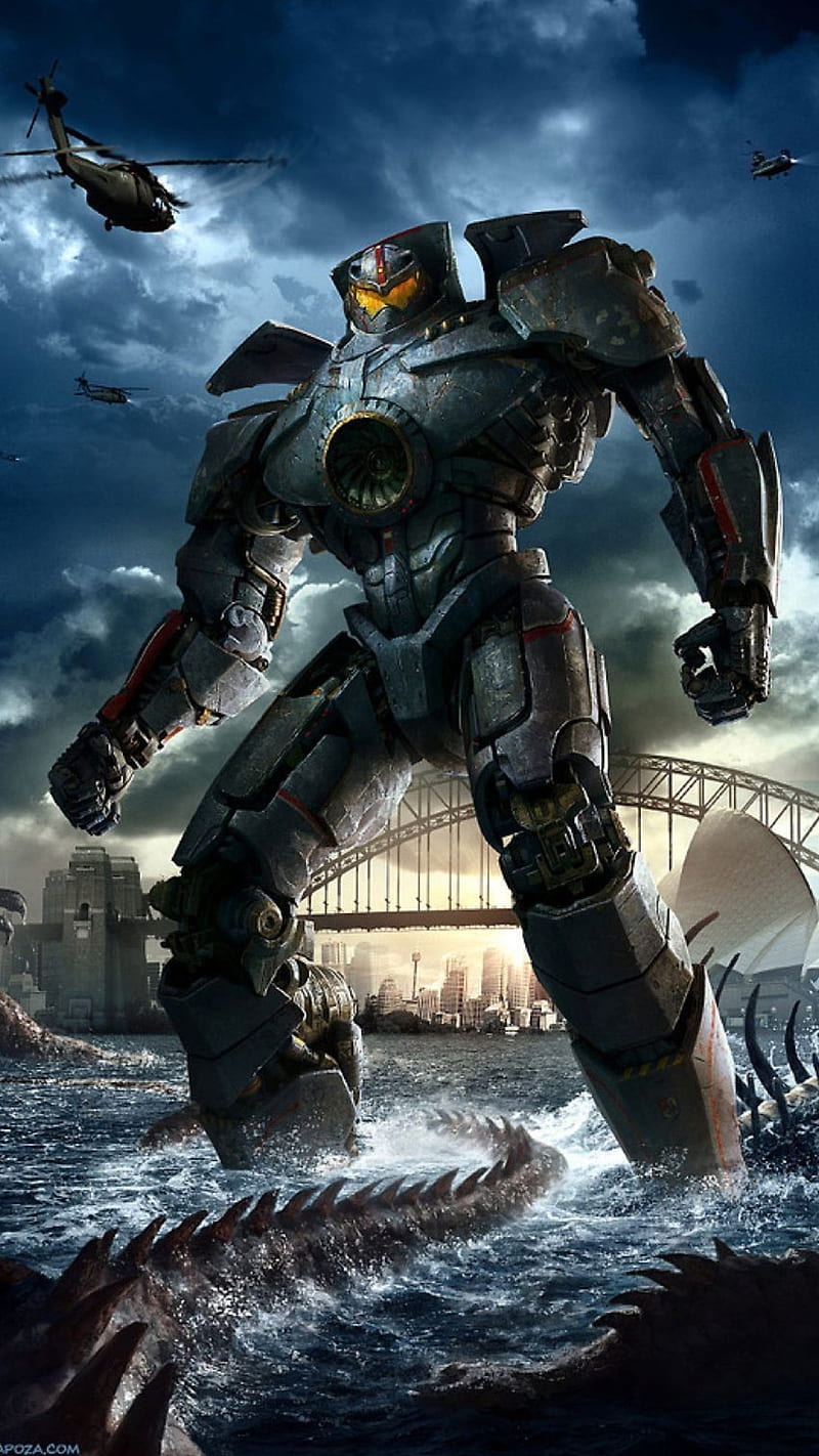 Pacific Rim, game, helicopter, monster, robot, guerra, HD phone wallpaper |  Peakpx