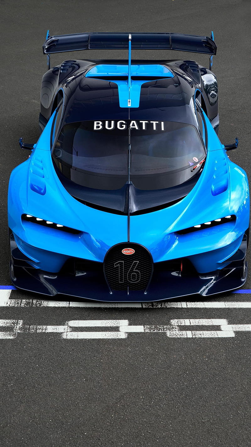 Blue Bugatti , car, super car, sports car, HD phone wallpaper