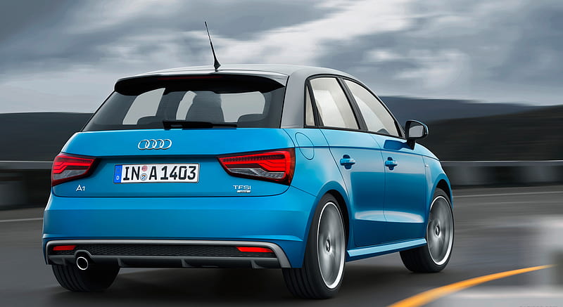 2015 Audi A1 Sportback (Hainan Blue) - Rear , car, HD wallpaper
