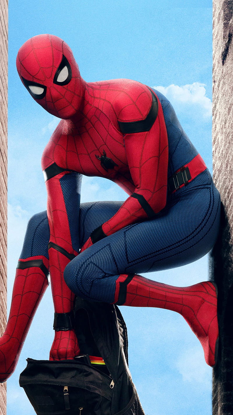 Spiderman Homecoming Marvel Peterparker Spidey Tomholland Hd Phone Wallpaper Peakpx