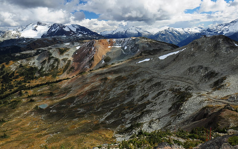 Canada, mountains, British Columbia, Whistler, HD wallpaper