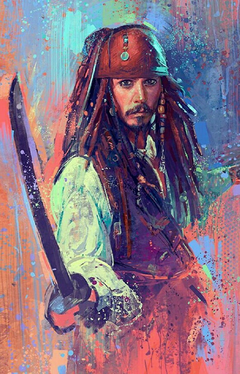 Jack Sparrow, hollywood, johnny depp, latest, pearl, pirates, pirates of the caribbean, HD phone wallpaper