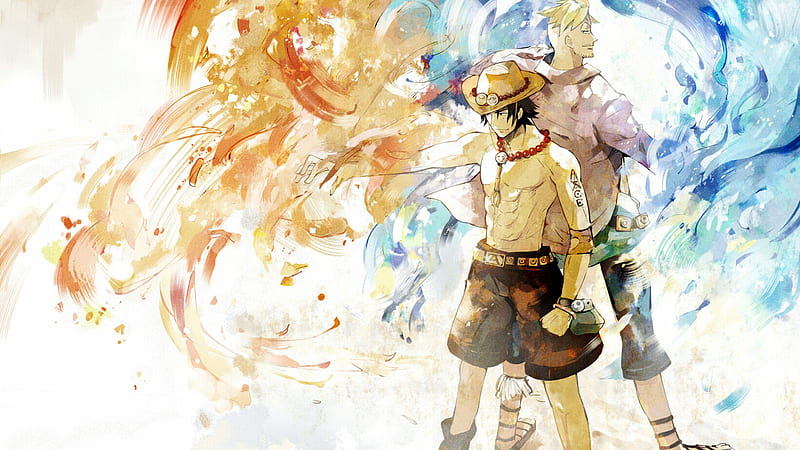 One Piece Marco And Ace 2 Anime, HD wallpaper