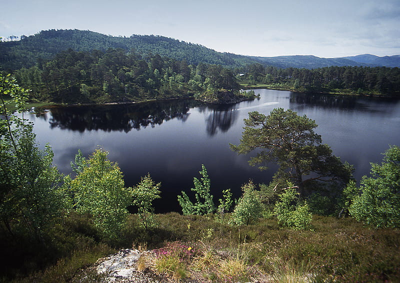 Scotland - Loch Beinn A Mheadhoin, lakes, scotland, loch, lochs, HD wallpaper
