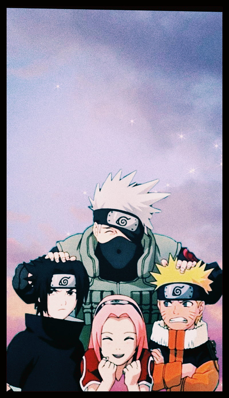 Naruto Team 7 ....!, animated cartoon, art, HD phone wallpaper | Peakpx