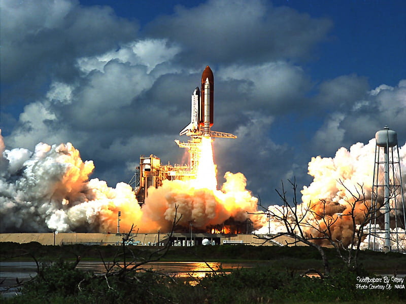 Space Shuttle Launch 1600x1200, Rockets, SpaceShuttle, Orbit, NASA, SpaceExploration, HD wallpaper