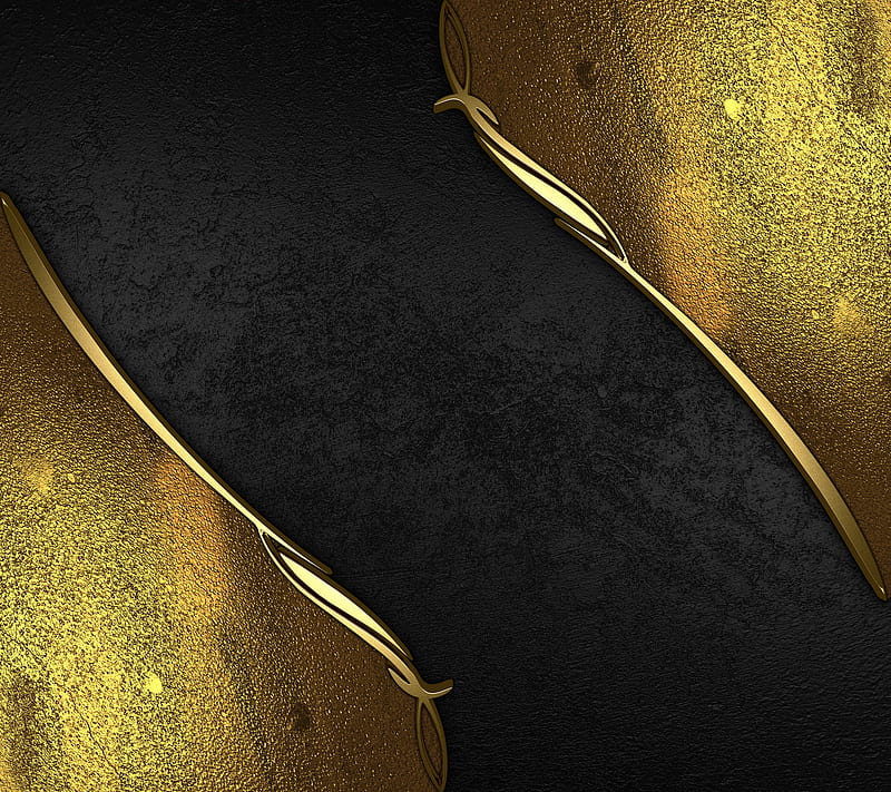 Elegant Gold Black, elegant design, gold black backround, HD wallpaper