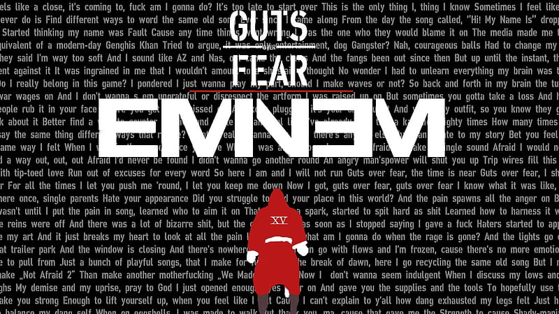 Eminem Typography, eminem, music, rap, HD wallpaper