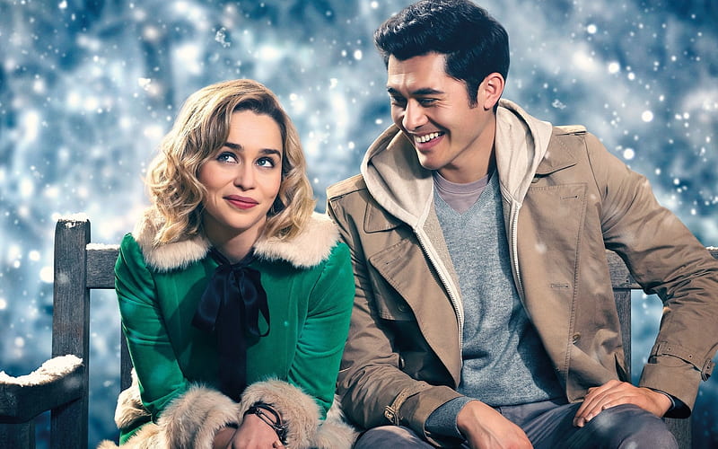 Last Christmas, 2019, poster, promotional materials, Christmas comedy, Emilia Clarke, Henry Golding, HD wallpaper