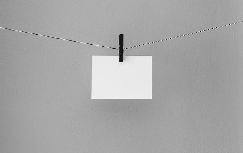 hanged white printing paper, HD wallpaper