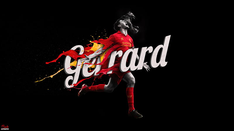 Soccer, Steven Gerrard, Liverpool F.C., HD wallpaper